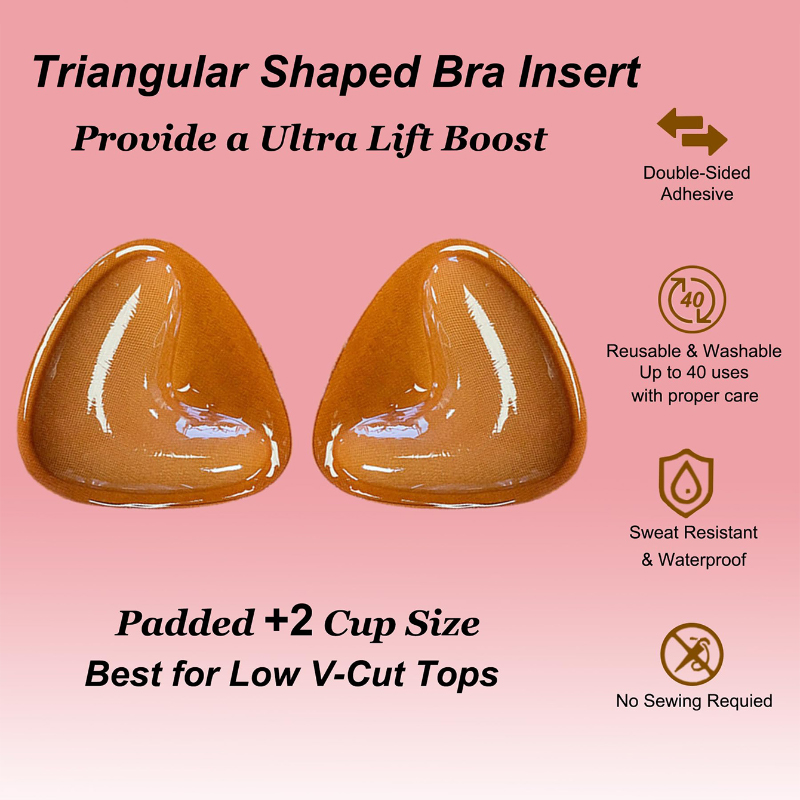 Strapless Bra Adhesive - Kave 1/2 Pasang Bra Lengket Dua