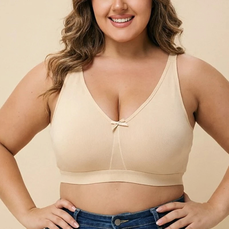Cotton Bra Everyday - Bra Tanpa Kawat 95% Katun Cup