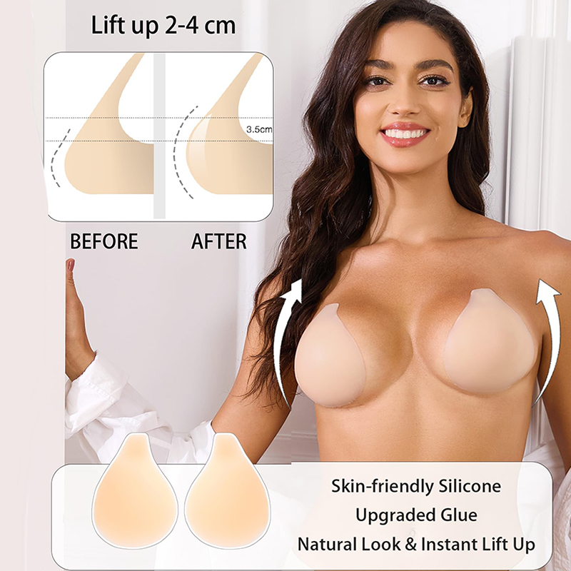 1/2 Pasang Bra Lengket Wanita  - Strapless Bra Adhesive ulasan dan harga
