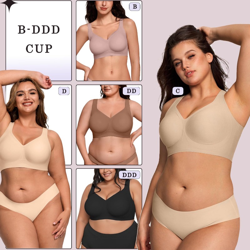 Bra Jelly Tanpa Kawat Ukuran B - Plunge Bra Push Up ulasan dan harga