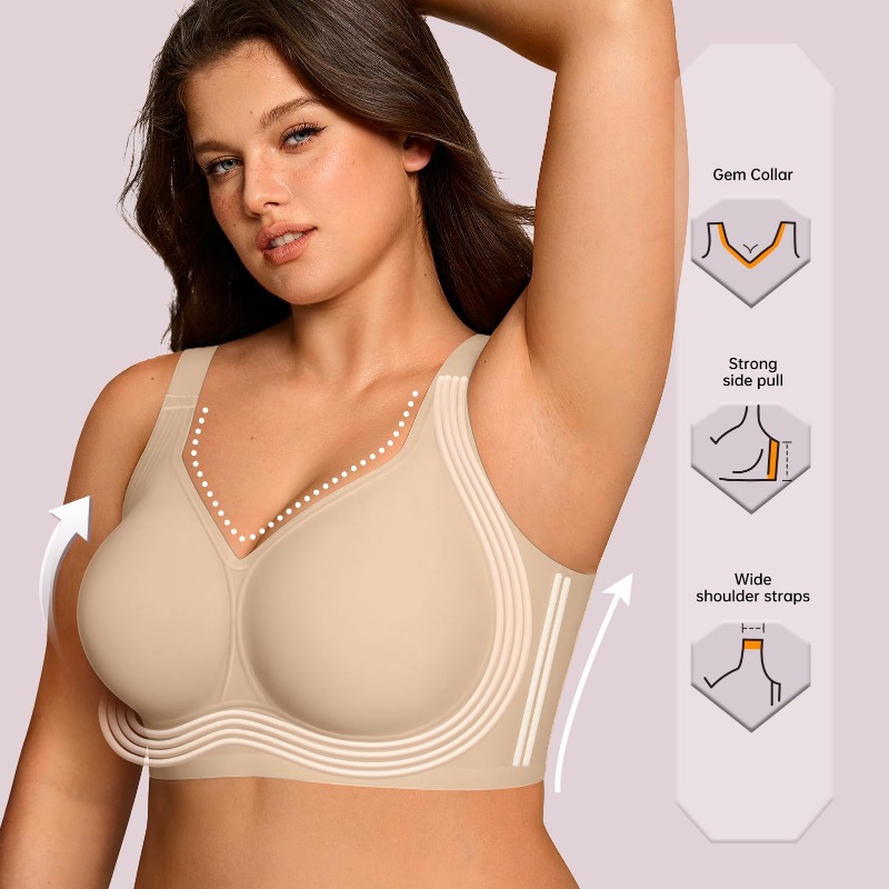 Bra Jelly Tanpa Kawat Ukuran B - Plunge Bra Push Up ulasan dan harga
